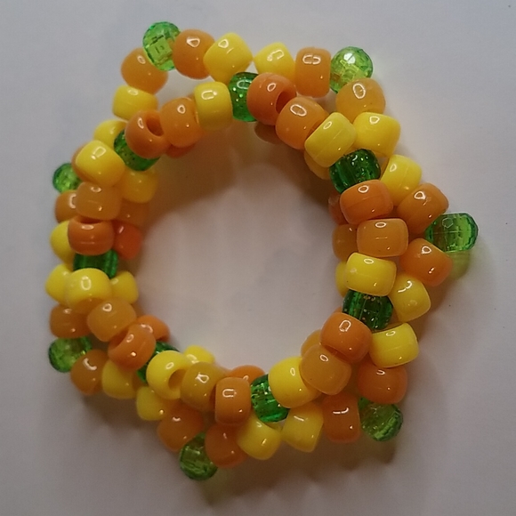 Kandi Rave Spike cuff bracelet jy18 - Picture 3 of 3